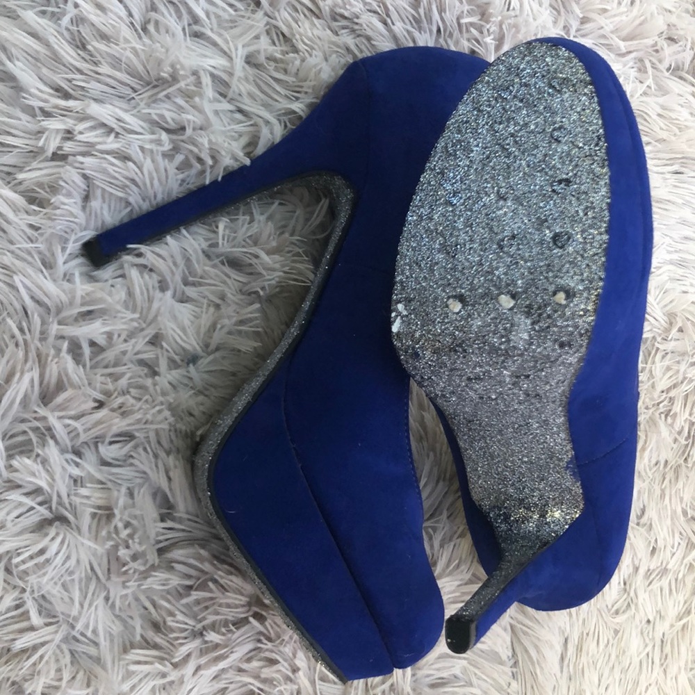 Blue pumps - Picture 4 of 4